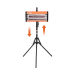 Vevor k&auml;eshoitav v&auml;rvikuivatuslamp 2000W
