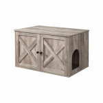 Kassitualett, Feandrea PCL002X02, 80x53x49.2 cm, pruun-must