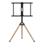 Gembird TVS-75ST-01 TV Toetoe Rotatsiooniline Alus Reguleeritav K&otilde;rgus 32-75" 35kg Must/Puit