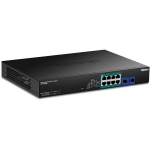 Gigabit Web Smart PoE++ l&uuml;liti - TRENDnet - TPE-1020SB - 10 porti - 95 W PoE++ - Must