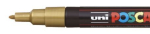 Marker UNI Posca PC-3M, &uuml;mmargune, 0.9 - 1.3 mm, kuldne