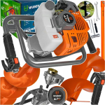 Bensiinimootoriga pinnasepuur Wuber W74322, 6,7 hj, 65 cm&sup3;, 30 cm puuriga ja 50 cm pikendusega