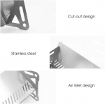 Mini kaasaskantav grill Tinmix, 28,5 &times; 18,5 &times; 13 cm