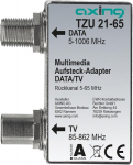 Axing TZU 21-65 multimeedia pistiku adapter jaotur/&uuml;hendaja, TV antenn kaabelmodemi jaoks