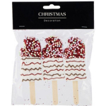 J&otilde;ulupuu m&auml;nguasjad, plast, 11,5 cm, 3tk