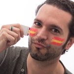 Peinture de Visage - Drapeau Espagne - Rouge - Enfant - Mixte
