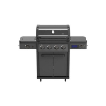 Gaasigrill Mustang Charleston 4+1, 152x62x122 cm, hall/must