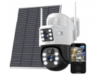 Nutikas WiFi ja 4G valvekaamera koos p&auml;ikesepaneeliga IP66 &otilde;nnelikud inimesed andy