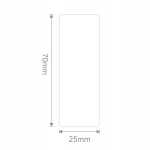 Originaalsed NIIMBOT Sildid 25x70mm Valged 95 tk B seeria