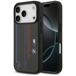 Kaitsekaas BMW M Kevlar Lines & Logo MagSafe Apple iPhone 17 Pro must, Etui BMW M Kevlar Lines & Logo MagSafe do Apple iPhone 17 Pro czarny