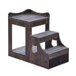 Lemmikloomavoodi astmete ja panipaigaga Vevor LT-MKT02, 830 x 450 x 675 mm, hall