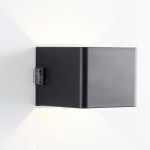V&auml;limine magnetiline applika - ISEO - BRILLIANT - Laetav - Must - LED - Andur - 4W - 300lm - 3000K - USB