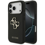 iPhone 17 Pro musta nahast telefonikott Guess