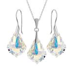 H&otilde;beehete komplekt &bdquo;Barokk IV (Aurora Borealis)&ldquo; Swarovski&trade; kristallidega DS00S446