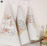 Textile Idea K&ouml;&ouml;gir&auml;tikute komplekt Mur Miau, 3 tk.
