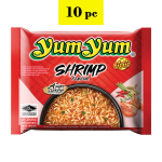 Kiirnuudlid kreveti maitsega, Yum Yum, 10 x 60g