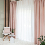 Markizeta kardin Molly, 140x250 cm, roosa