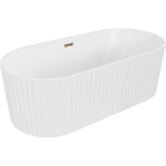 Vann Mexen Paola, 170 x 80 cm, White matt + Rose gold &uuml;levool