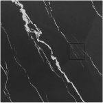Du&scaron;ialus Rea Magnum, Carrara Black, 90x90 cm