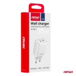 Seinalaadija Quick Charger 35W 2xUSB-C