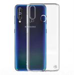 Tellur Basic silikoon&uuml;mbris Samsung Galaxy A60-le - l&auml;bipaistev kaitse, &otilde;huke disain