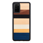 Man & Wood Kaas Samsung Galaxy S20 Plus &ndash; Province Must / Pruun puidust disain