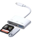 3in1 SD/TF/USB adapter, 480Mbps edastus