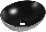 Praustuvas Mexen Elza, Black matt/Silver pattern