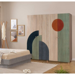 Kapp Loni, 180x192x52 cm, eri v&auml;rvitoonides