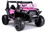 Kahekohaline laste elektriline Buggy JS360, must/roosa