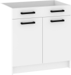 K&ouml;&ouml;gikapp valamule Meblocross Korfu KOR-10-S80-Z, valge