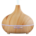 IVY D1 3-in-1 Aroomi Difuusor - H&uuml;droabsorber - 10W &Ouml;&ouml; Atmosf&auml;&auml;ri Lamp 17cm / 500ml Heleda Puidu