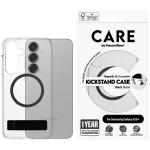 Etui CARE by PanzerGlass Feature Black Kickstand & QI do Samsung Galaxy S25+ przezroczysty