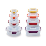 Joseph Joseph toidukarp Nest Lock 8-tlg. Frischhaltedosen- Set Rund und E