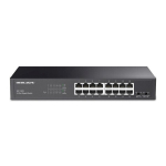 16-Port Gigabit Desktop/Rackmount Switch PORT: 16&times; Gigabit RJ45 Ports