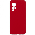 Aizmugurējais vāciņ&scaron; Evelatus Xiaomi 12/12X Nano Silicone Case Soft Touch TPU Red 4752192056506 EX12NSCR (4752192056506)