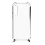 Evelatus Xiaomi Xiaomi Redmi Note 8 / Redmi Note 8 2021 l&auml;bipaistev silikoon, kaelakee ja TPU rihmaga, h&otilde;bedane