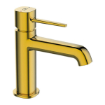 Seinale paigaldatav vannitoa kraan Laveo BAP_G10D, kuldne