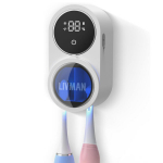 Nutikas UV-desinfitseeriv ja &otilde;hkkuivatusfunktsiooniga hambaharjahoidja anduriga LIVMAN X122