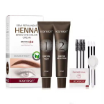 Kulmude v&auml;rvimise komplekt Semi Permanent Henna Iconsign, Brown