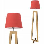 P&otilde;randalamp puidust kuppel Led E27 elutuppa