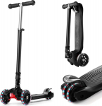 Immek laste t&otilde;ukeratas, 3 ratast, kokkupandav lastele vanuses 3-12 aastat, t&otilde;ukeratas poistele ja t&uuml;drukutele 3 Pu Led rattaga, reguleeritav juhtraud ja maksimaalne kandev&otilde;ime 50 kg