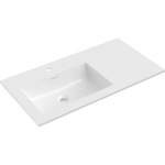 Kraanikauss Mexen Otis, Left, 91 x 46,5 cm, White glossy