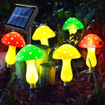 P&auml;ikeseenergial t&ouml;&ouml;tavad aiavalgustid, 6 LED seenelambiga, 8 režiimi, veekindlad