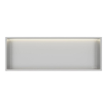 Vannitoa riiul, s&uuml;vistatav Wall-Box One - Inox Lediga - 30X90X10 Cm
