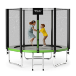 Batuut 4FIZJO CLASSIC kaitsev&otilde;rguga 252 cm (8FT) &ndash; tugev konstruktsioon, turvalised elemendid, komplektis redel