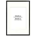 Must raam HEN PASS 2 40x60 cm koos passepartout'ga 40x60 (30x40)