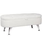 Iste hoiukasti ja kaanega, valge, 114 cm