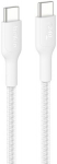 Belkin USB-C/USB-c Kabel 240W 1m geflochten, wei&szlig; CAB025hq1MWH