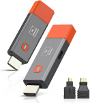 2025. aastal uuendatud traadita HDMI saatja/vastuv&otilde;tja, 165 jalga, 4K dekodeerimine, plug & play